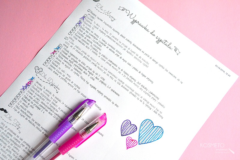 do-szpitala-lista-wyprawkowa-do-wydruku